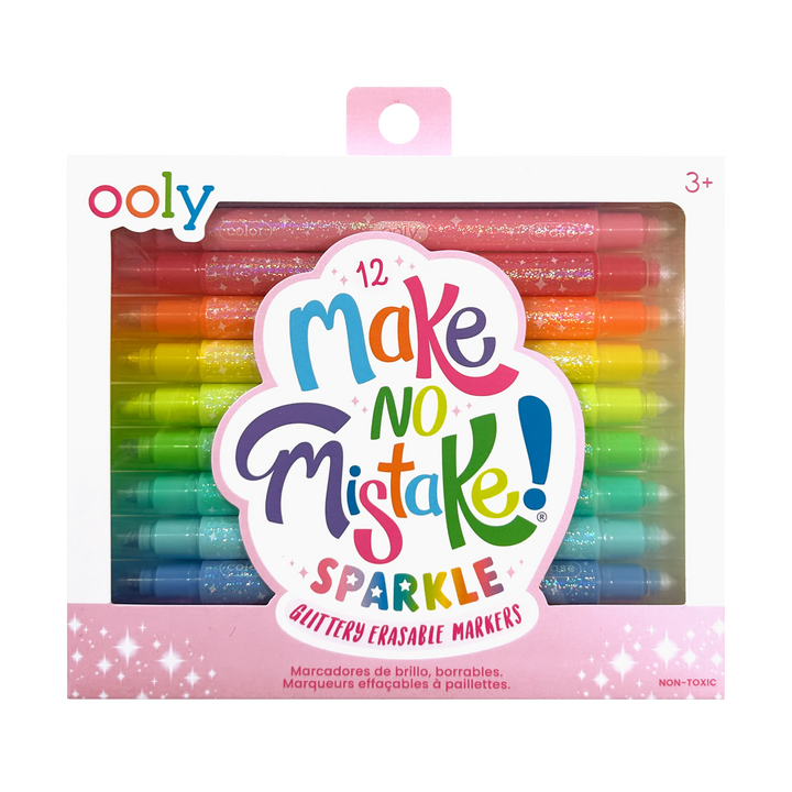 Make no Mistake!: Glittery Erasable Markers (Set of 12)