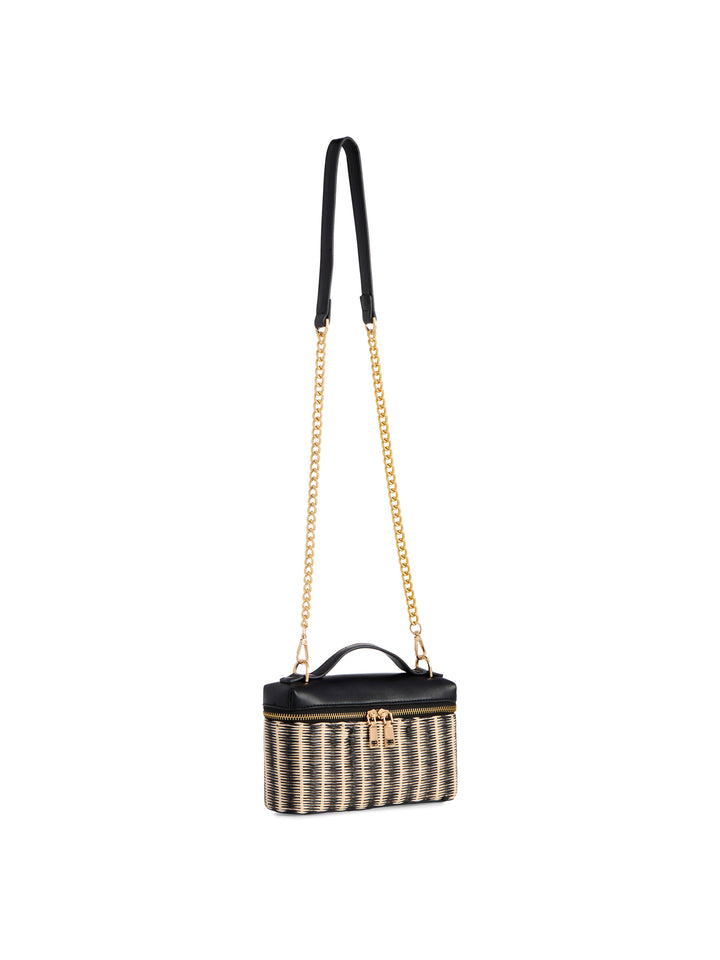 RILEY SHOULDER BAG: TAN