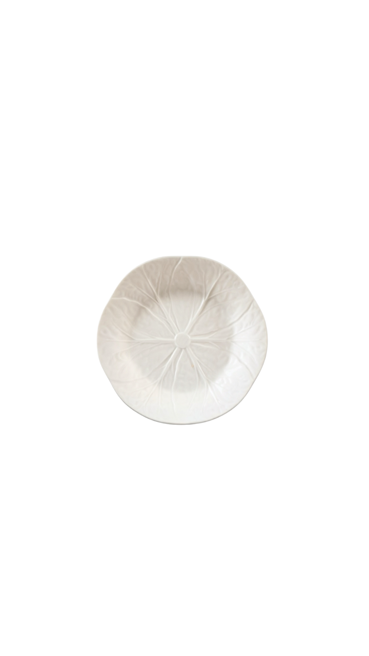 Ivory Cabbage Plate 6"- Set of 6