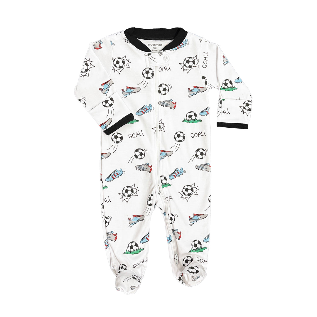 Soccer Zipper Footie