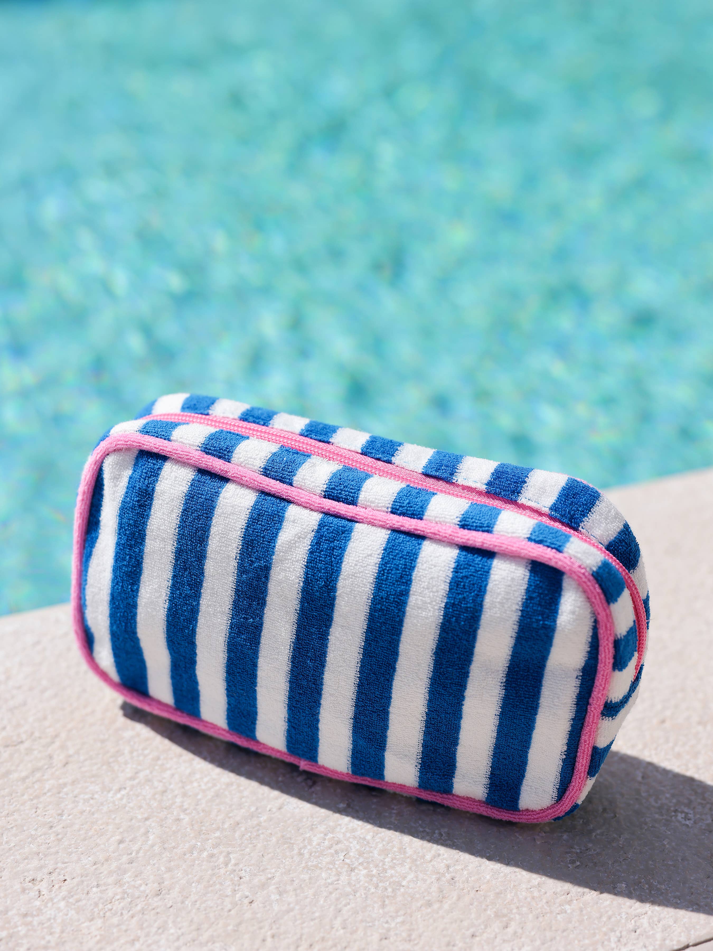 Cabana Stripe Small Zip Pouch - Thumbnail 3