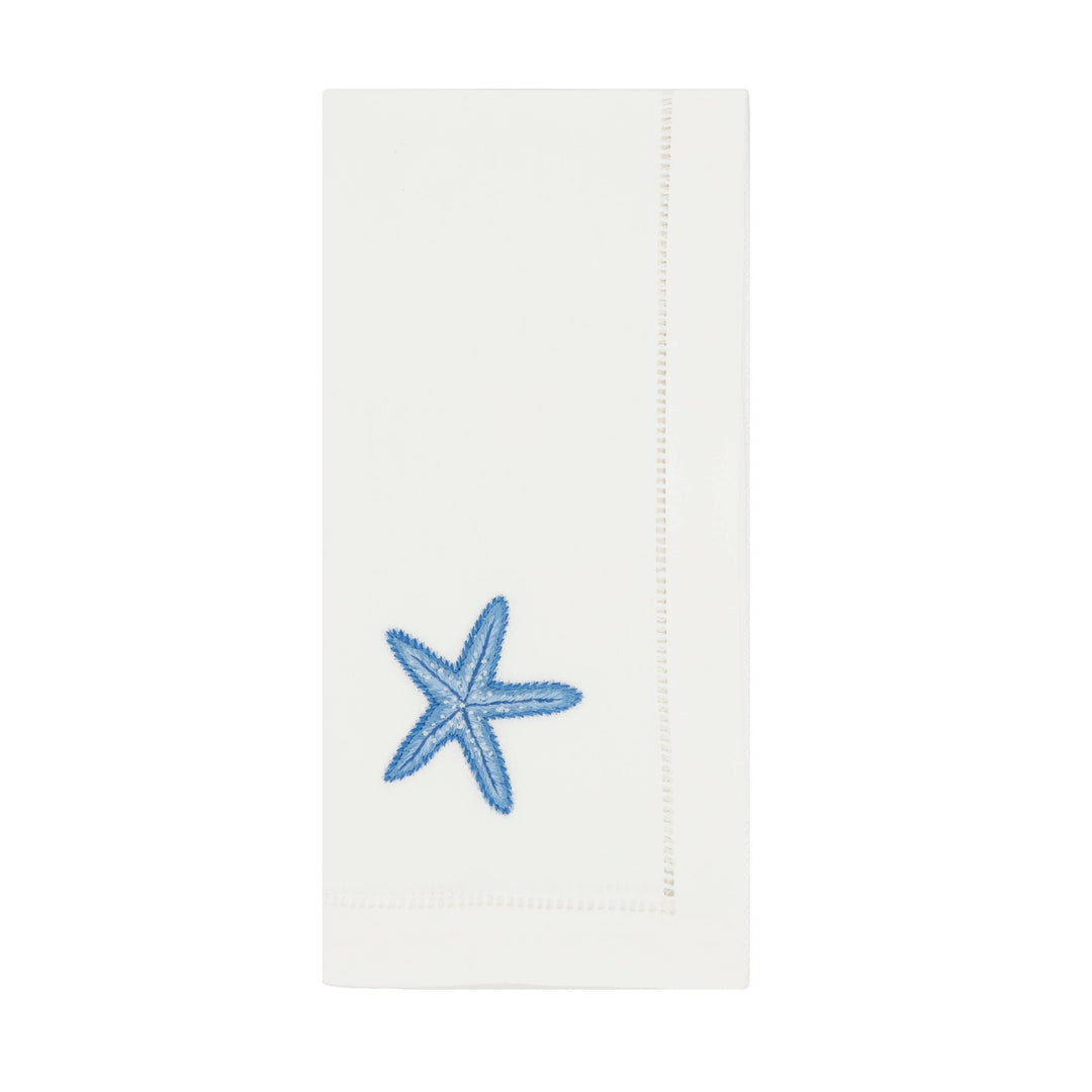 Embr'd Starfish Napkin SET OF 6