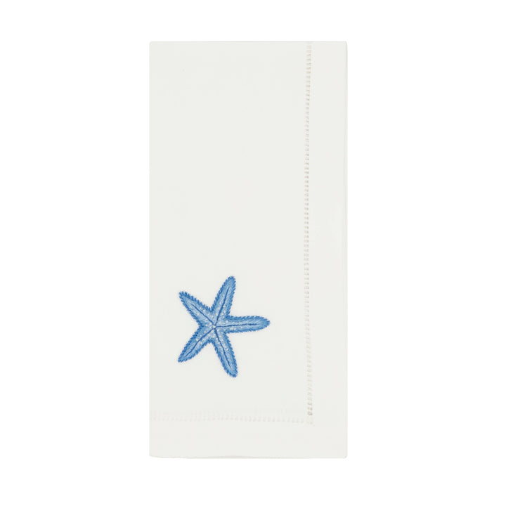 Embr'd Starfish Napkin SET OF 6