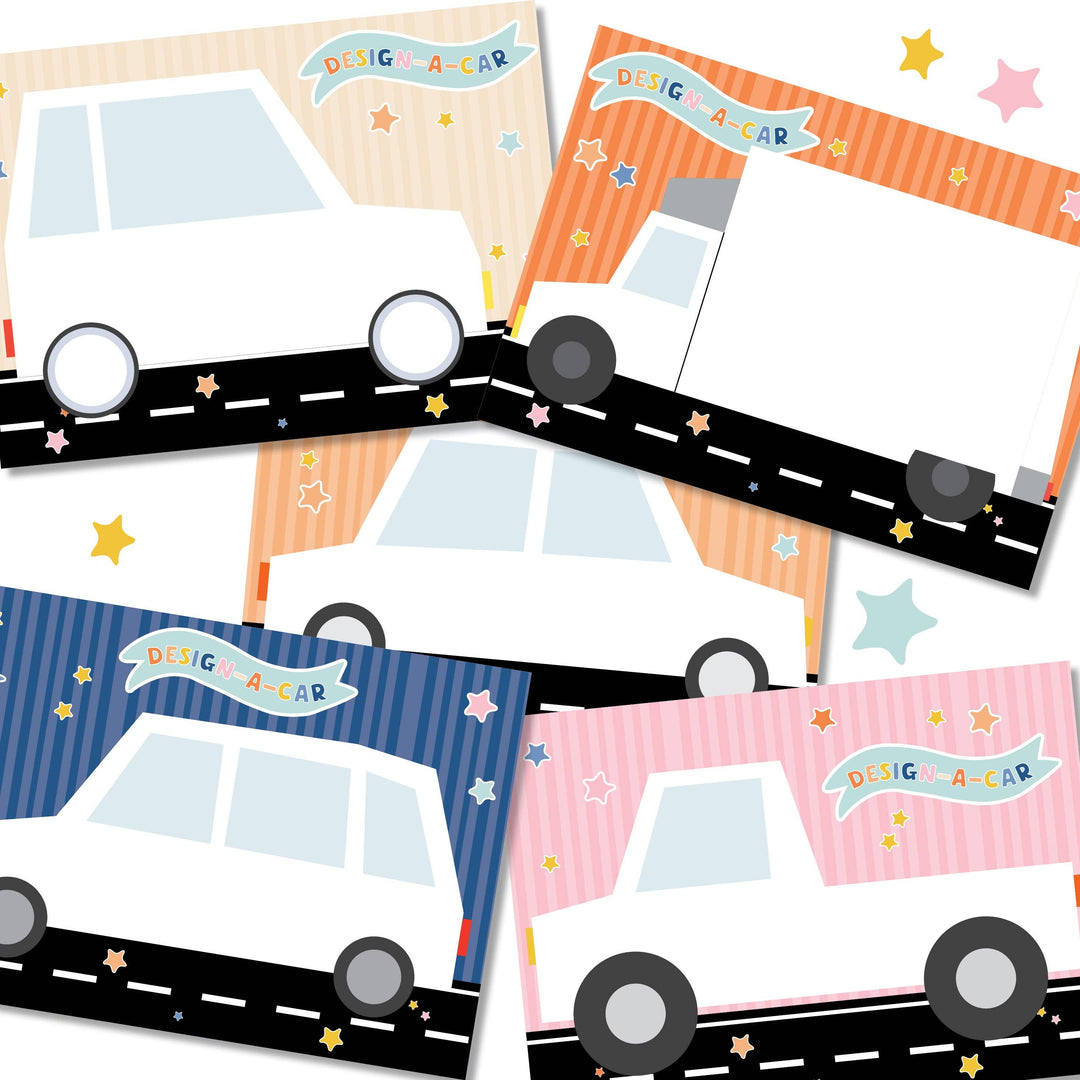 Design-A-Car Pretend Play Notepad