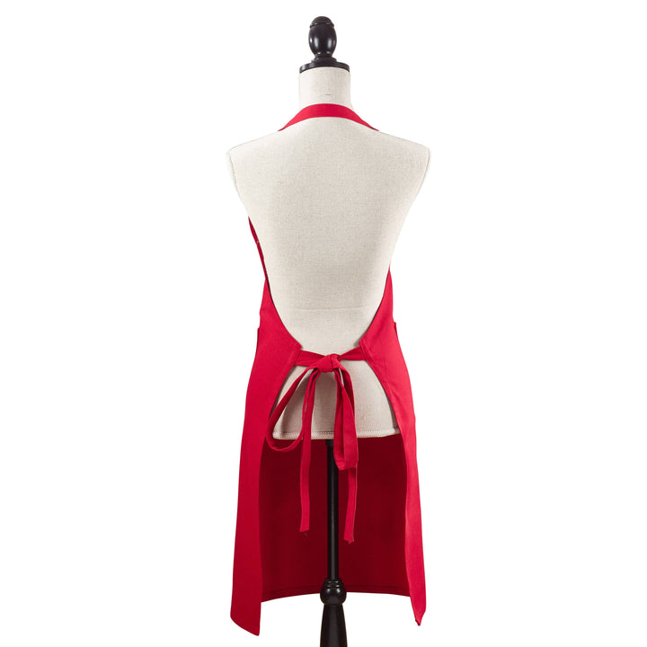 Denim Apron: Rose / Full