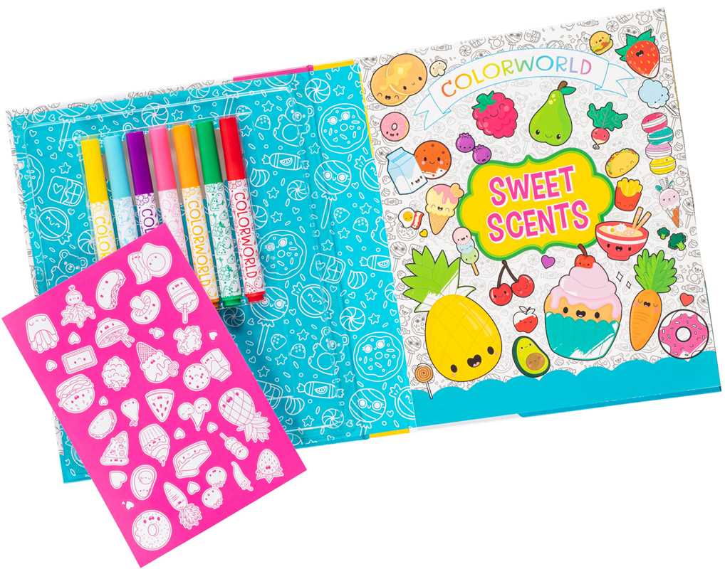 ColorWorld: Sweet Scents by Editors of Silver Dolphin Books: Kit - Paperback; 64 pages / English