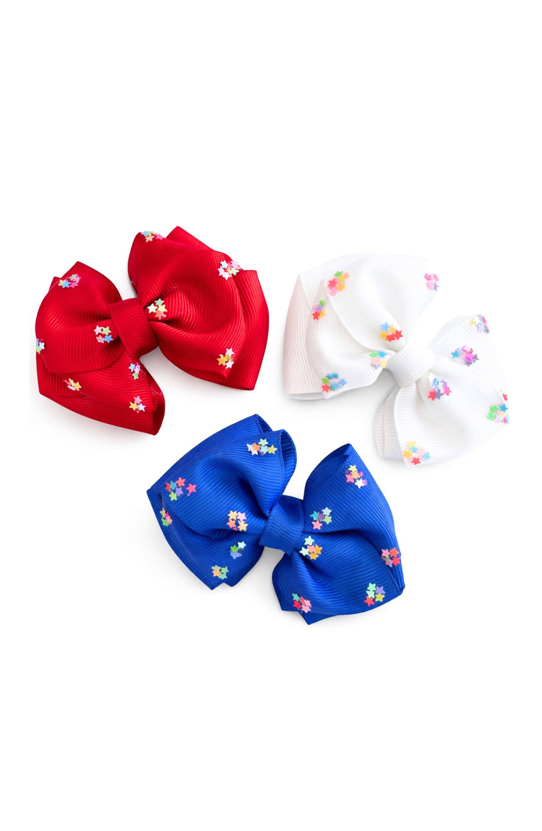 Firecracker Summer Hair Bow Set