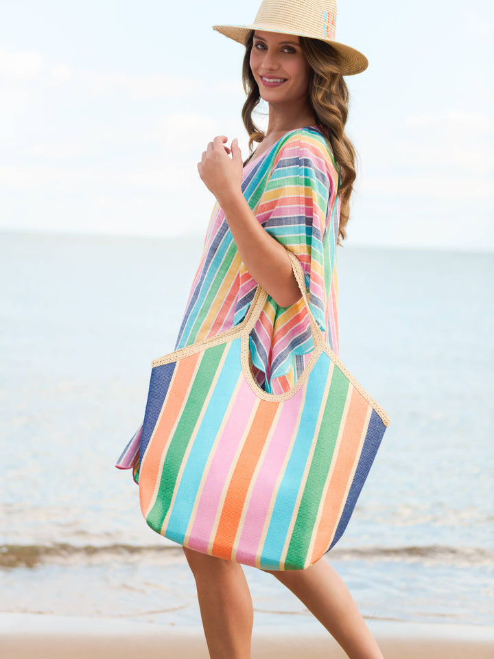 CAPRI TOTE: TAN