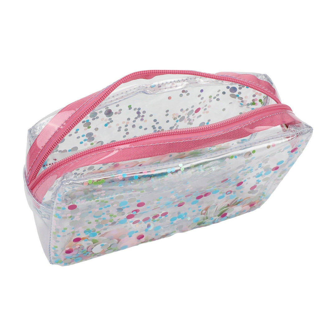 Clear Vinyl Confetti Pouch