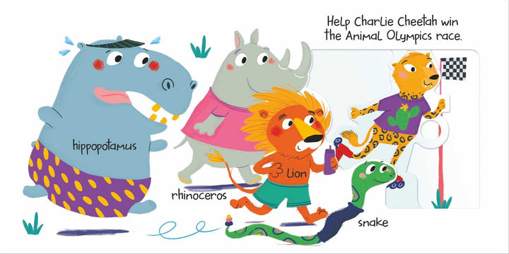 Slide and Peek - In The Wild by Little Genius Books: Board Books; 10 pages / English