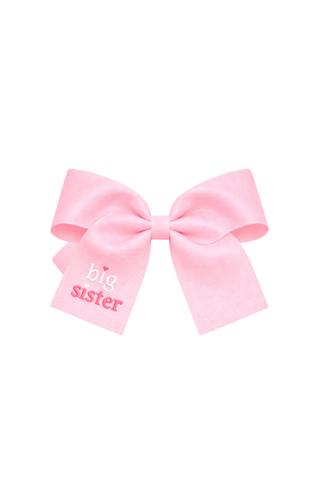 Big Sister Hair Bow: White