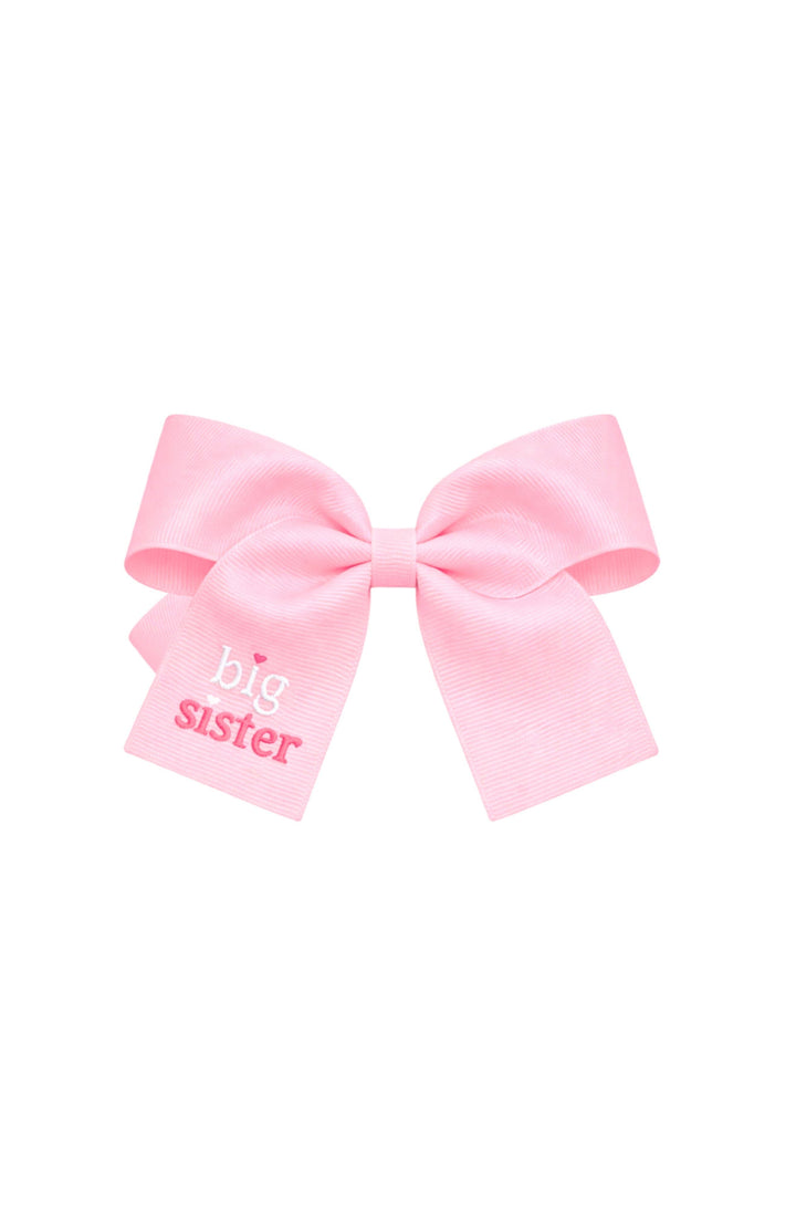 Big Sister Hair Bow: White