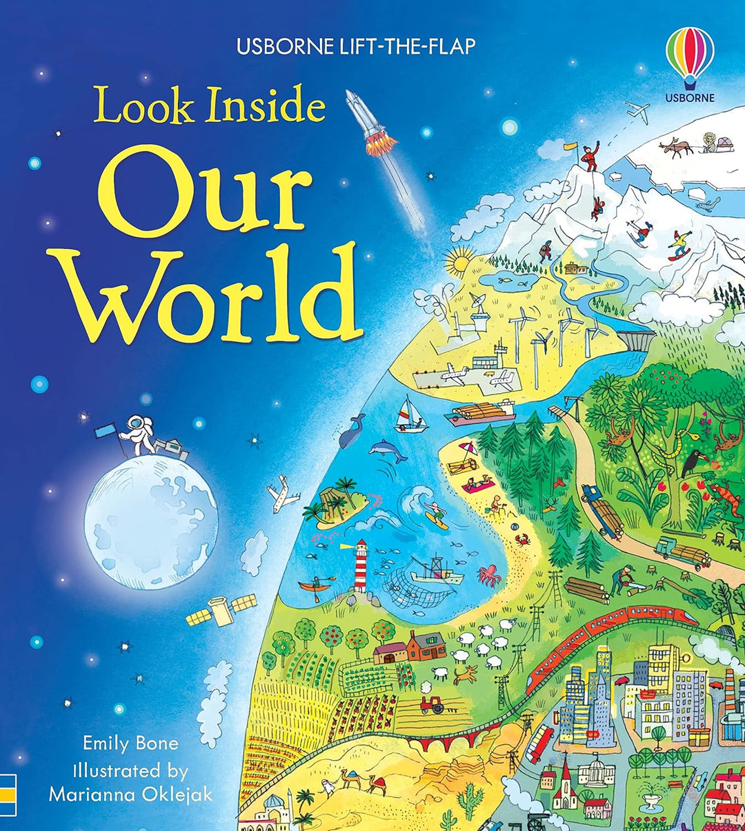 Look Inside Flip- The - Flap Our World- Book