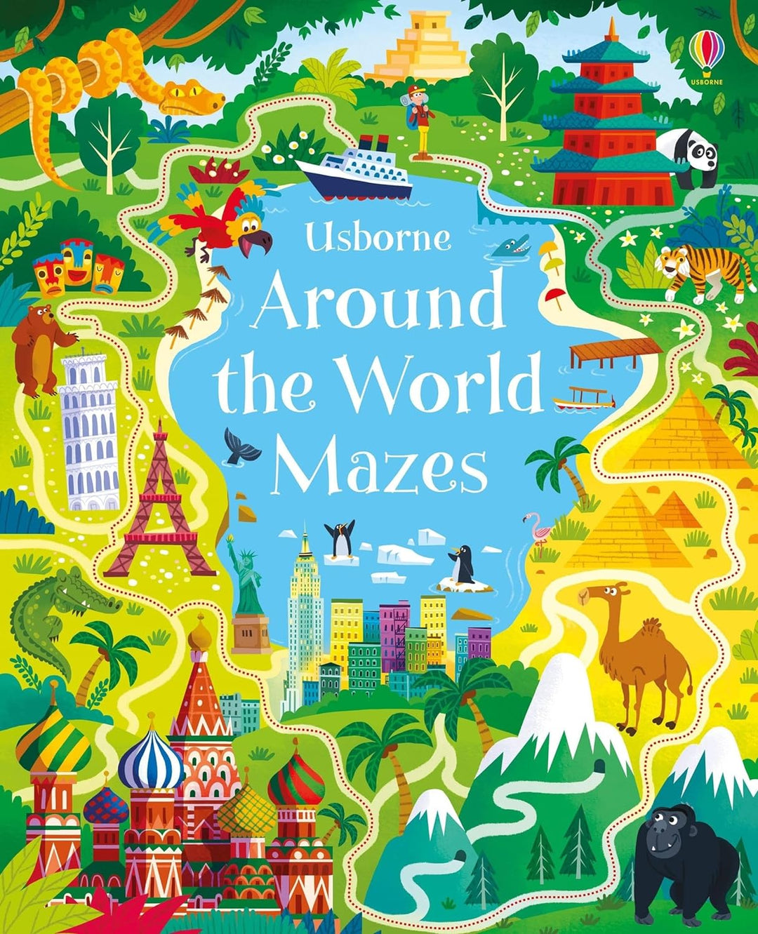 Around the World Mazes- Book