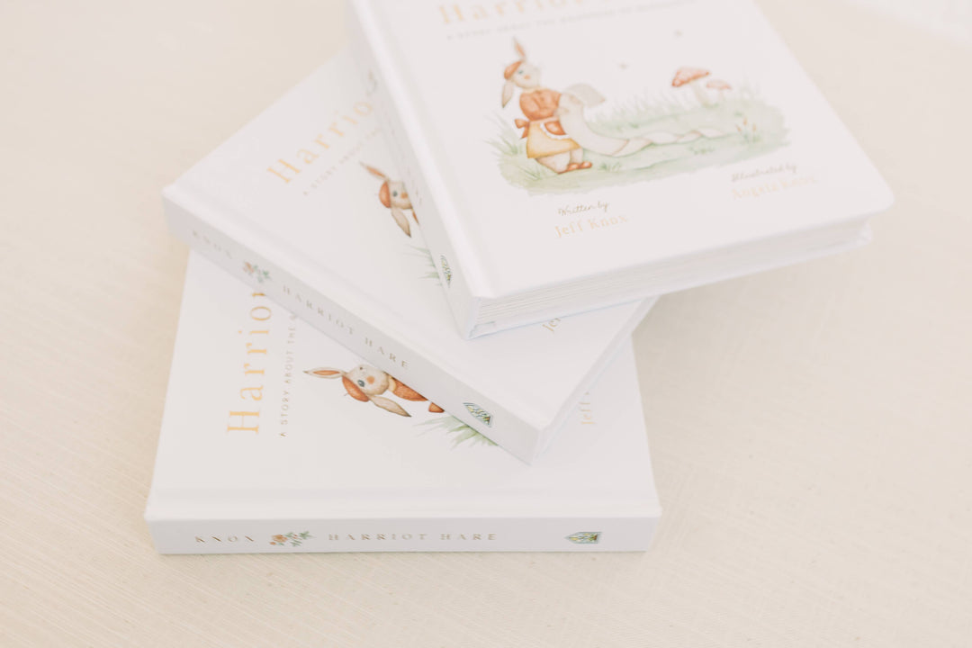 Harriot Hare: A Children's Board Book by Knox, Gold Foil