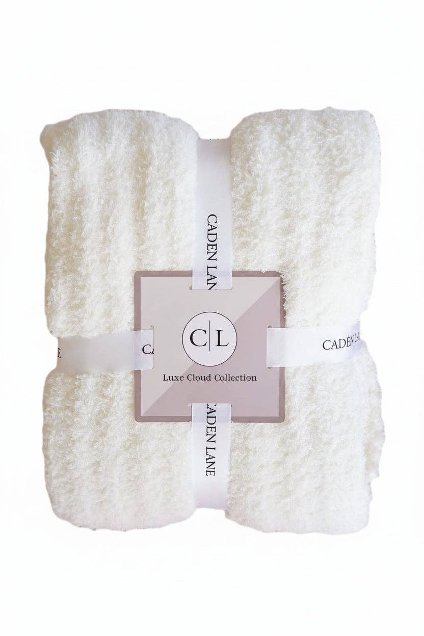 CuddleLane™ Luxe Blankets | (72" x 48") / Shell