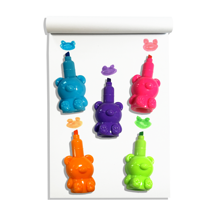 Bear Besties: Stacking Highlighters - Single (1 Stick / Box)