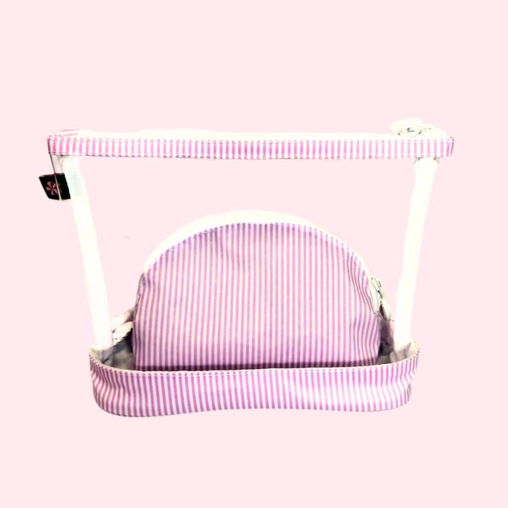 Pink Preppy Stripe ~GLOSSY~ Jet-Set | Mint