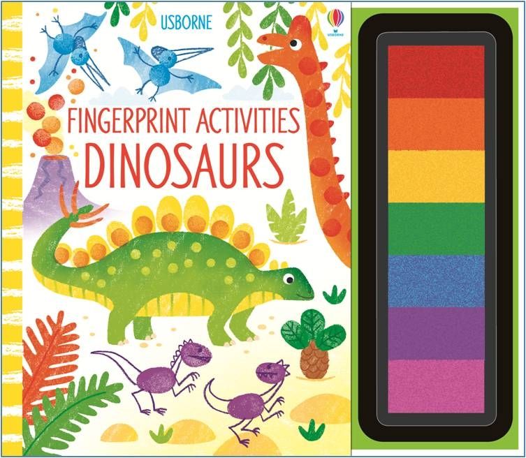 Fingerprint Activities: Dinosaurs - Book