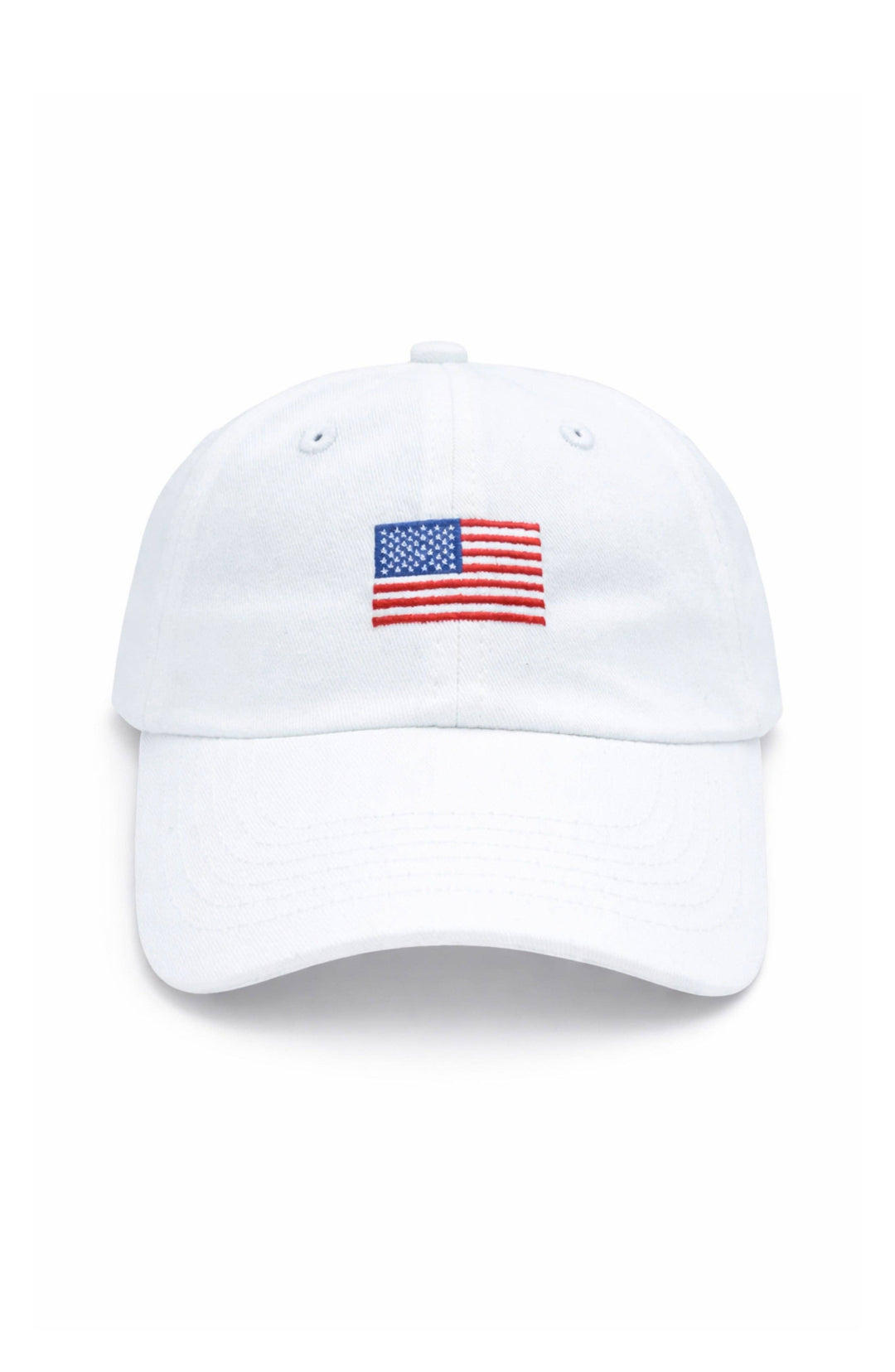 2026 American Flag Bow Baseball Hat: Baby/Todder (Ages 0-2)