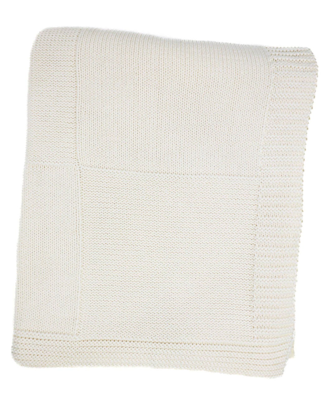 Adam Cotton Knit Throw: Mushroom
