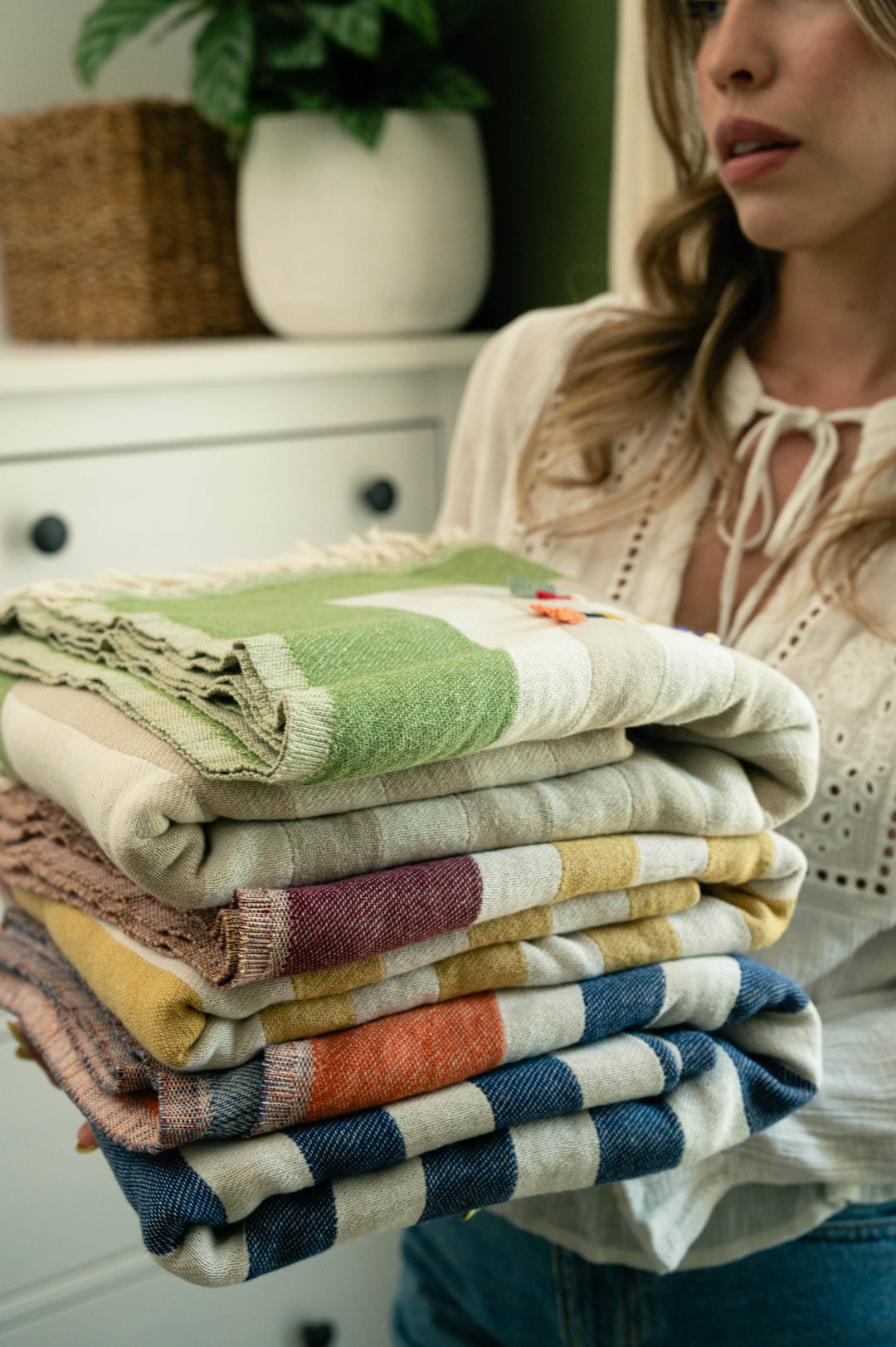 Maris Hand-Stitched Throw