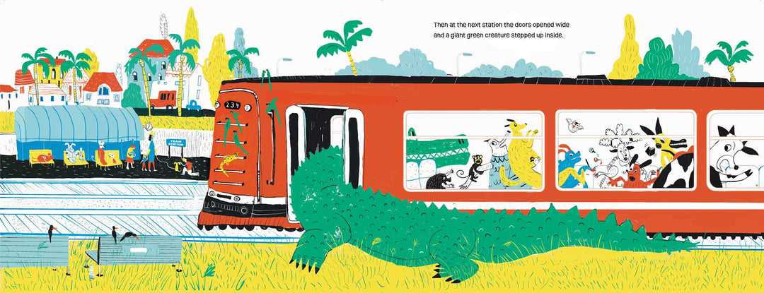 There's a Crocodile on This Train! by Amit Trainin