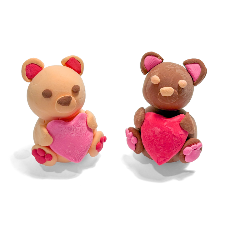 Creatibles: Air Dry Clay BFFs Kit - Lovely Bears (Set of 4 C