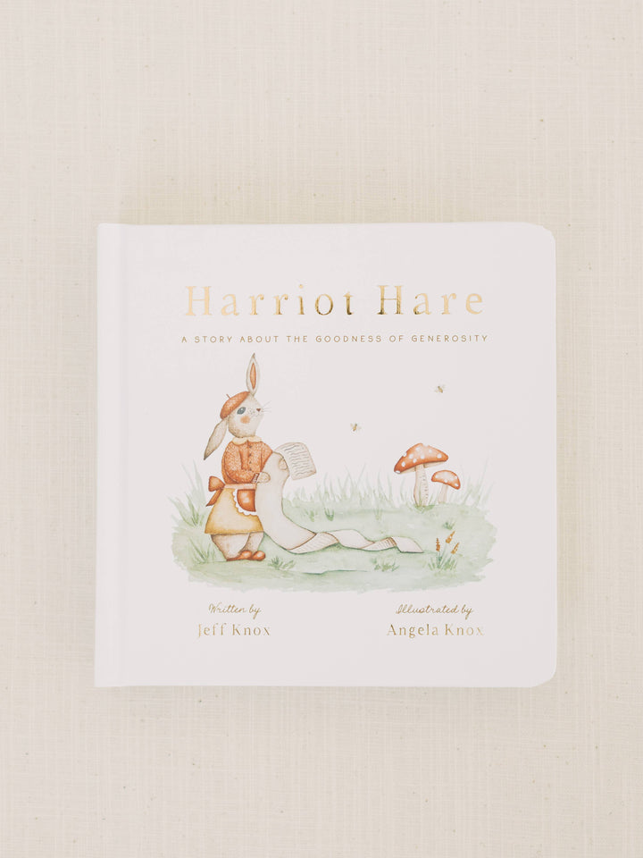 Harriot Hare: A Children's Board Book by Knox, Gold Foil