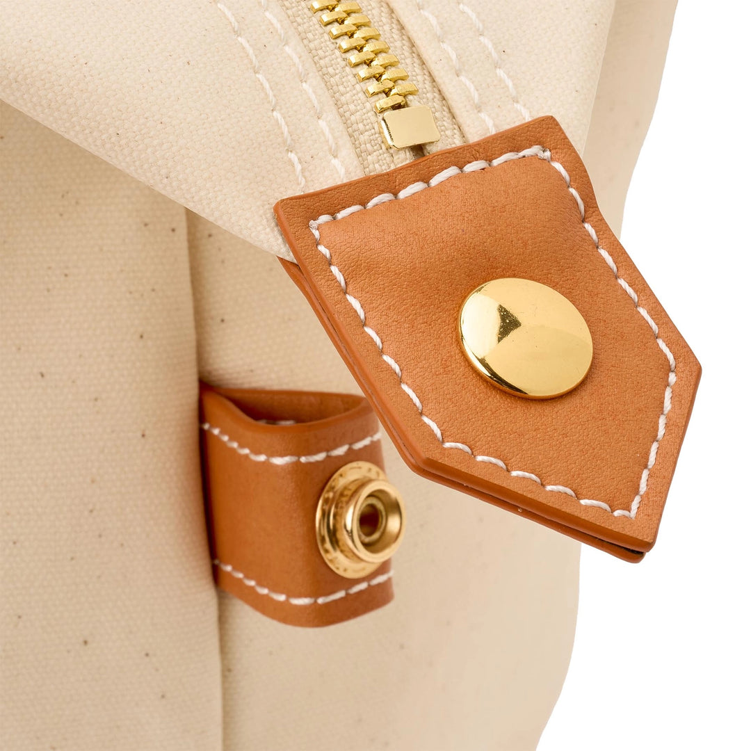 "Margo" Natural Mahjong Tote