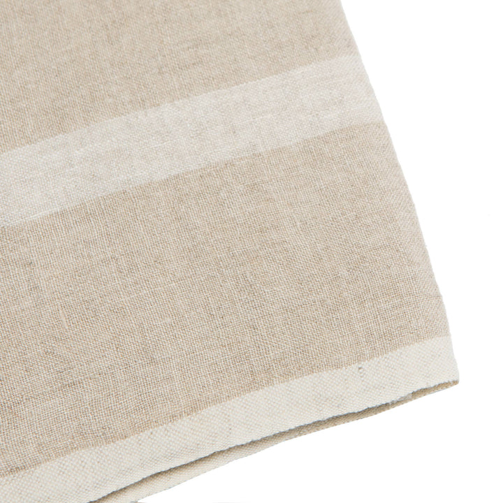 Laundered Linen Natural/White Towels 20x30 - Set of 2: Natural/White