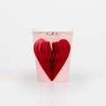 Honeycomb Heart Cups 8PCS