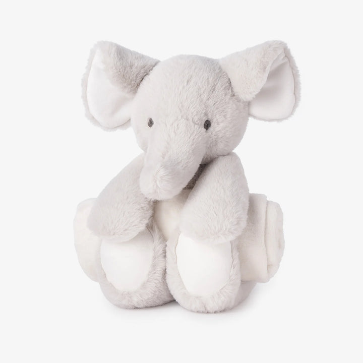 Elephant Bedtime Huggie Plush Toy with Blanket by Elegant Baby