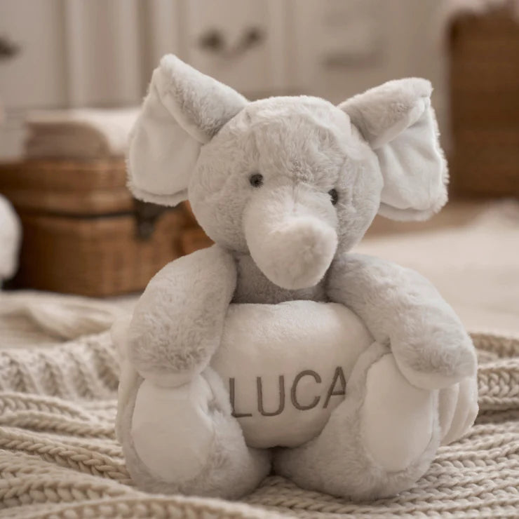 Elephant Bedtime Huggie Plush Toy with Blanket by Elegant Baby