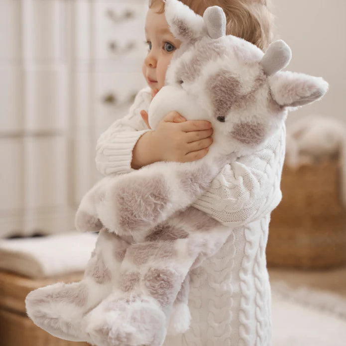 Giraffe Bedtime Huggie Plush Toy with Blanket by Elegant Baby