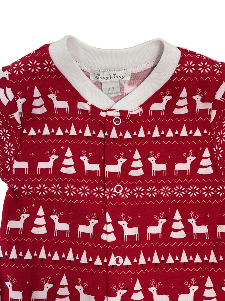 Kissy Kissy Reindeer Fun Footie
