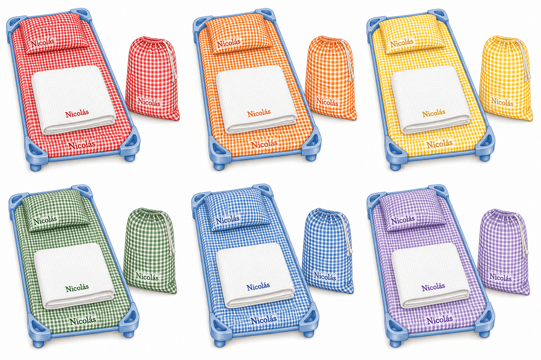 Pre-K Cot Set Embroidery