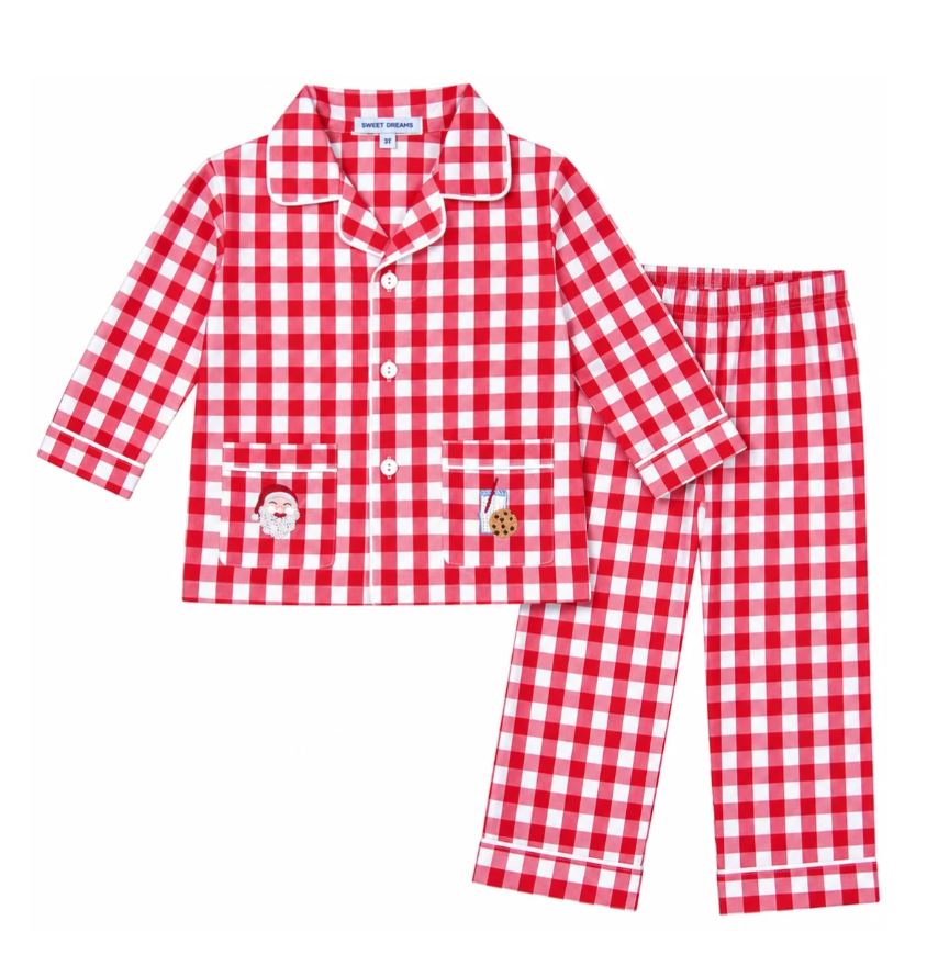 Santa, Milk and Cookies Two Piece Set (boys)