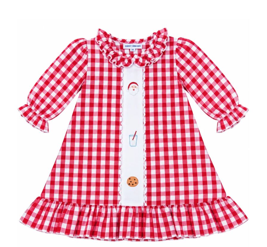 Santa, Milk and Cookies Gown