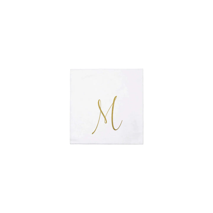 Vietri: Monogram Napkins, Cocktail