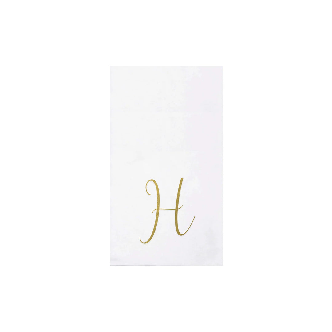 Vietri: Monogram Napkins, Guest Towel