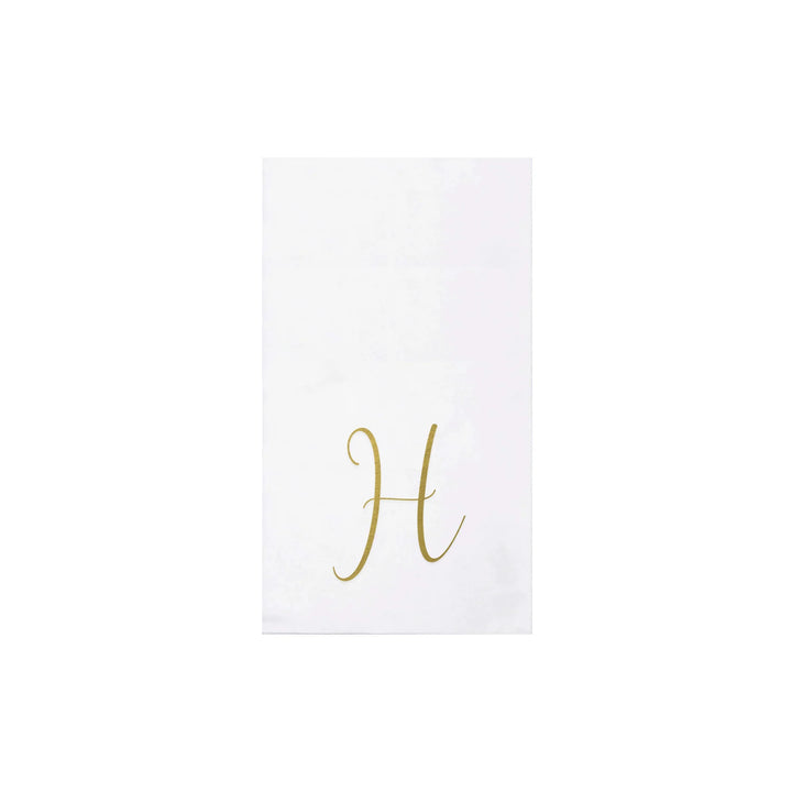 Vietri: Monogram Napkins, Guest Towel