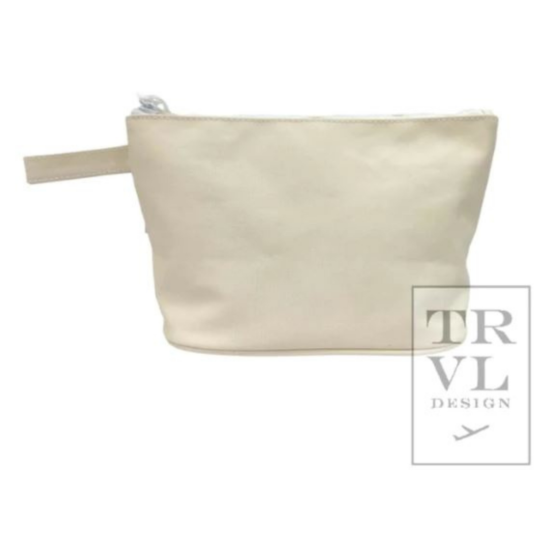 COATED CANVAS SKIPPER COSMETICS BAGS IN 4 COLORS BY TRVL