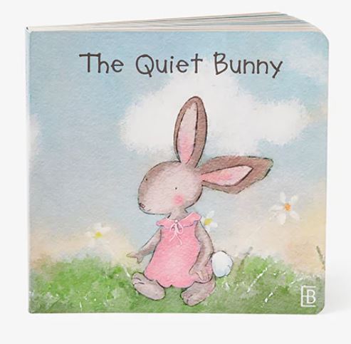 The Quiet Bunny Board Book by Elegant Baby