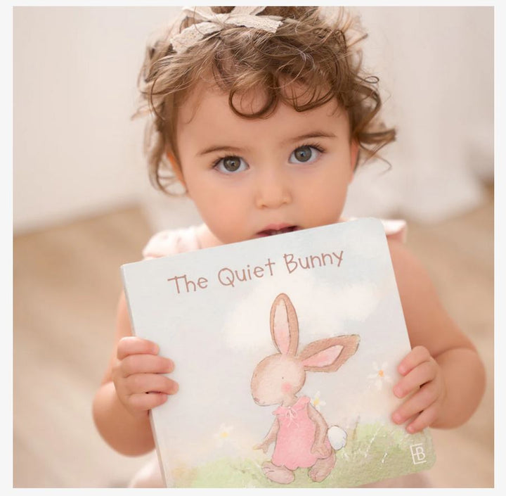 The Quiet Bunny Board Book by Elegant Baby