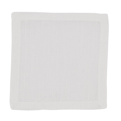 Stitching Around Linen Napkin