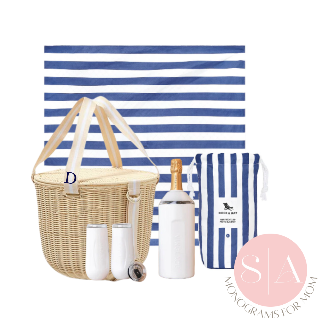 Days in the Sun Picnic Set Monograms for Moms Collection