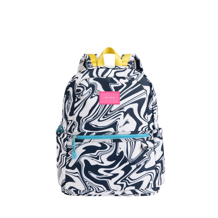 Marbled Kane Double Pocket Backpack