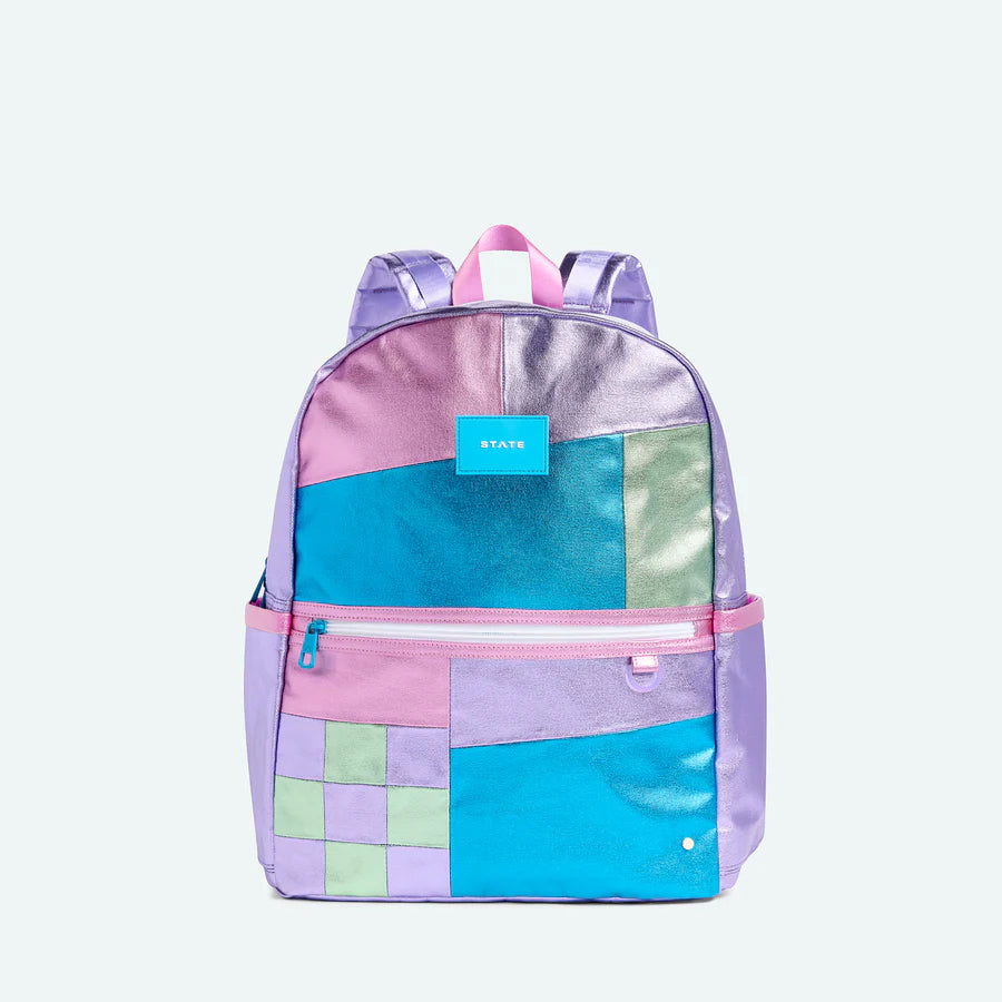 Patchwork Kane Double Pocket Large Backpack