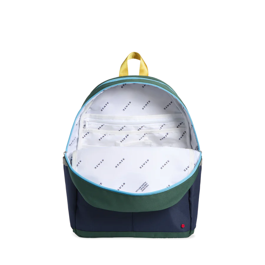 Backpack Kane Kids Double Pocket in Grey by State